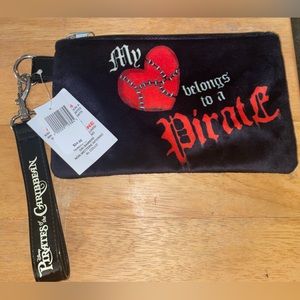 Brand NEW with tags Disneyland Disney Parks Pirates of the Caribbean Wristlet